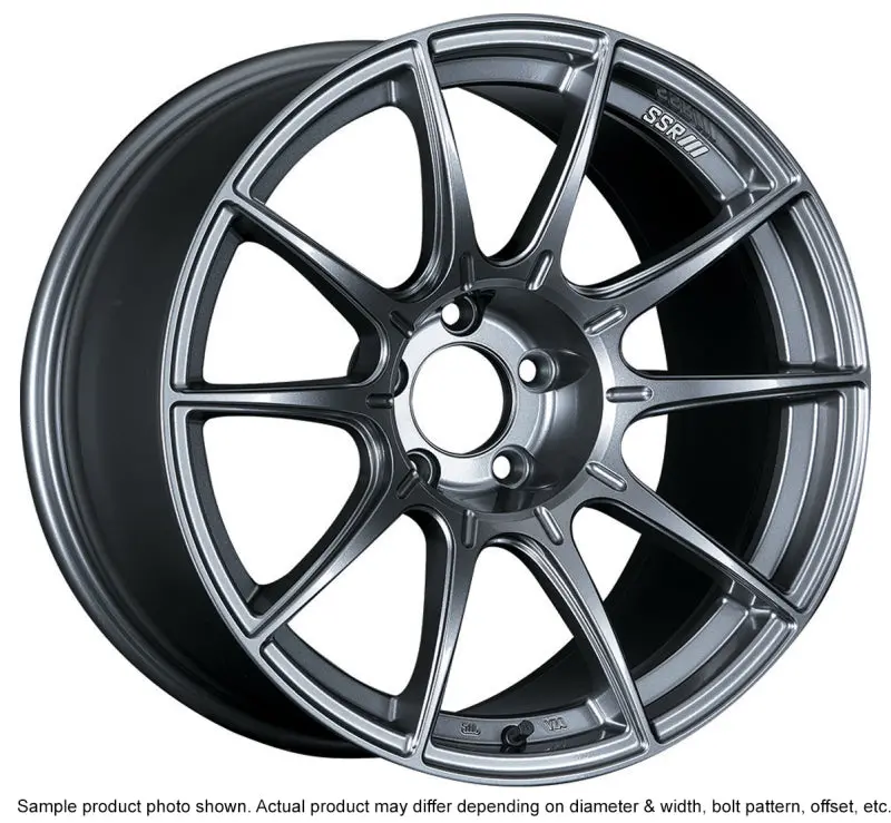 Ssr Gtx01 18X9.5 5X114.3 15Mm Offset Dark Silver Wheel 1