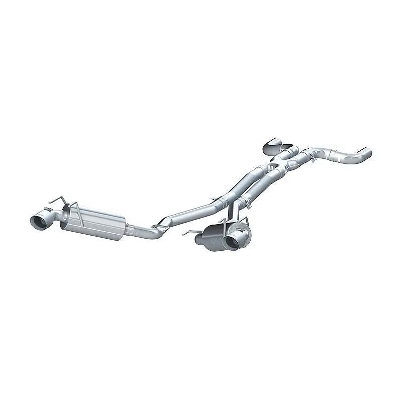 Mbrp 2010 Chev Camaro V6 3.6L Dual Cat Back Round Tips   (11 Conv. Must Purchase Mbrpad1710) 1