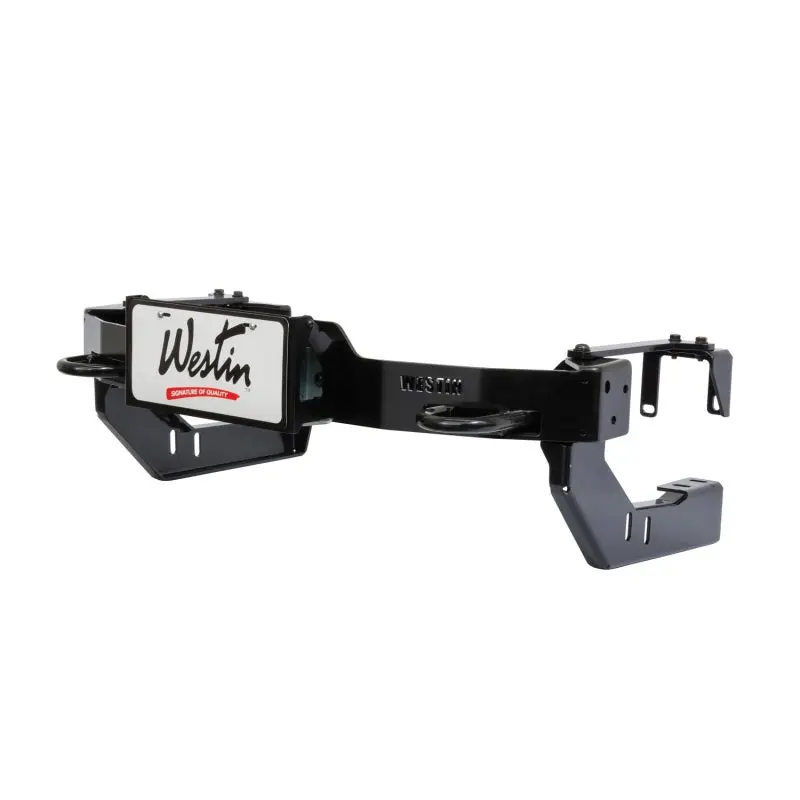 Westin Max Winch Tray License Plate Bracket - Black 2