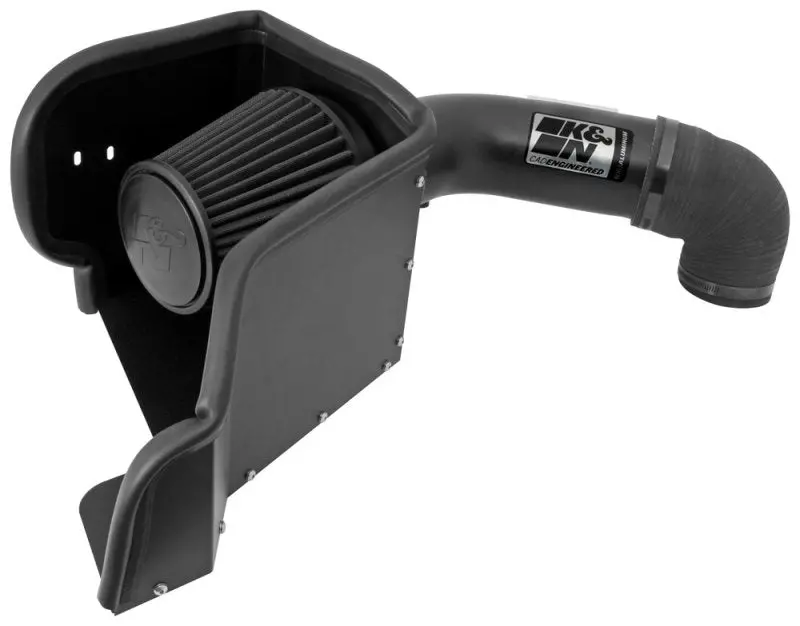 K&N 09-13 Dodge Ram 1500 Pickup 5.7L V8 / 11-13 Ram 1500 5.7L V8 Black Performance Intake Kit 1