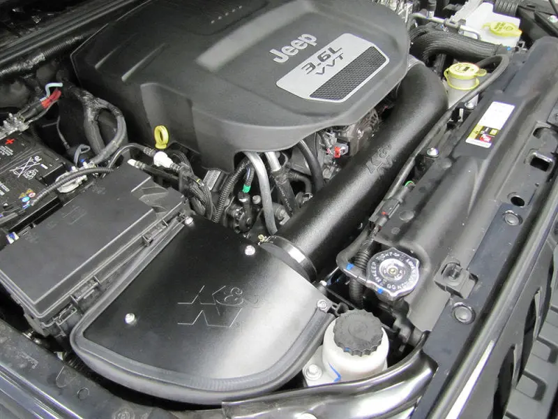 K&N 12-14 Jeep Wrangler V6 3.6L Performance Intake Kit 2