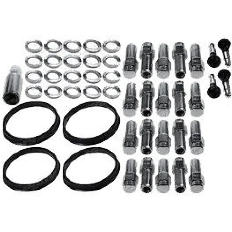 Race Star 12Mmx1.5 Gm Closed End Deluxe Lug Kit - 20 Pk 1