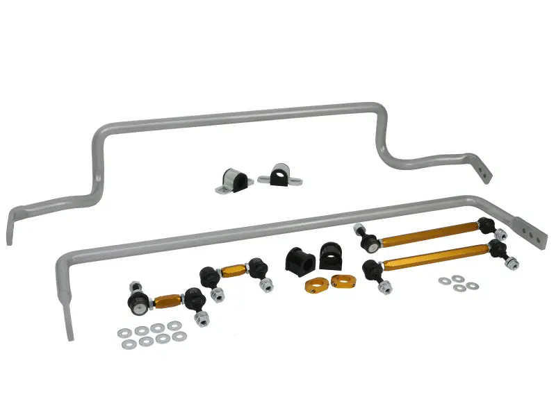 Whiteline 08-17 Mitsubishi Lancer Front & Rear Sway Bar Kit 1
