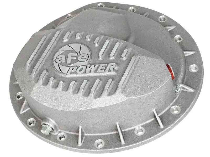 Afe Front Differential Cover (Raw; Street Series); Dodge Diesel Trucks 03-12 L6-5.9/6.7L (Td) 1
