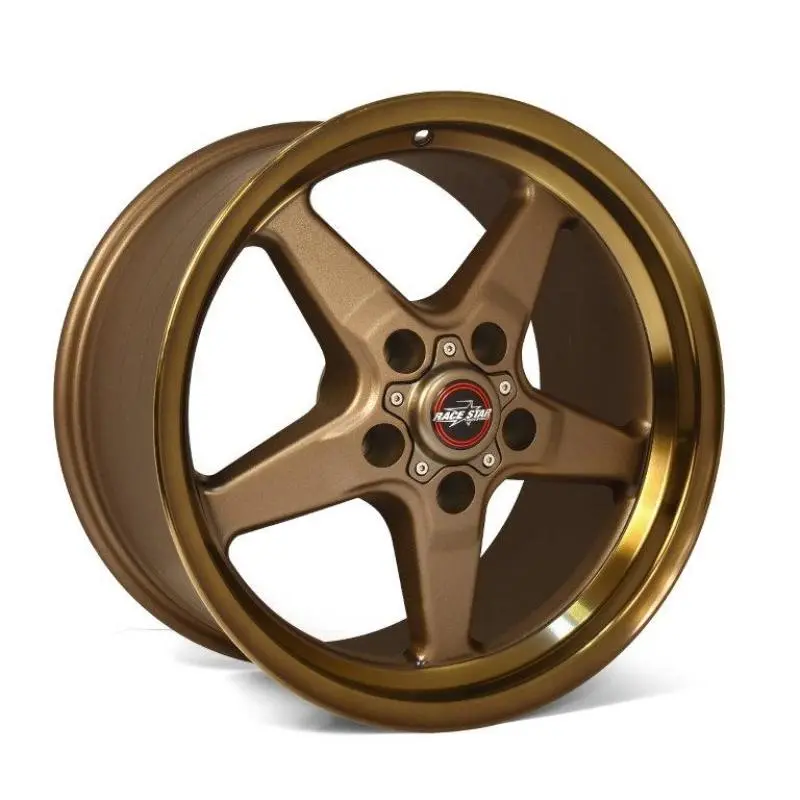 Race Star 92 Drag Star Bracket Racer 17X10.5 5X4.50Bc 7.625Bs Bronze Wheel 1