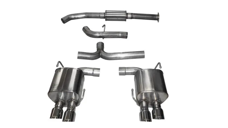 Corsa 2015 Subaru Wrx Cat Back Exhaust, Polished Quad 3.5In Tips *Sport* 1