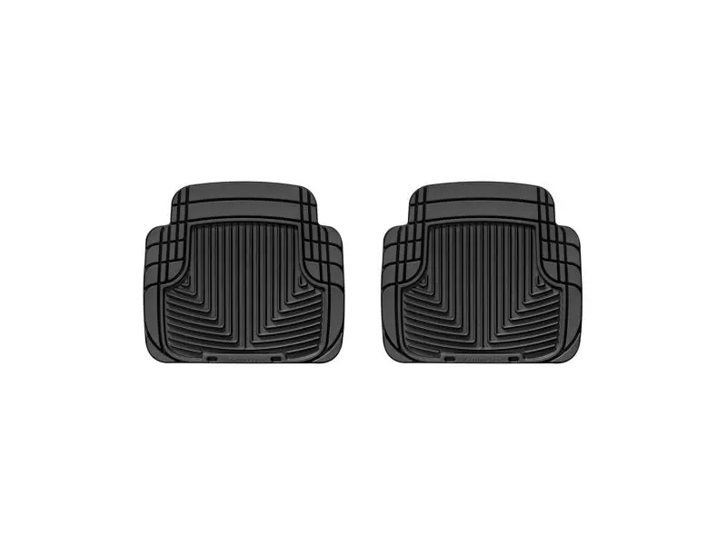 Weathertech 99 Bmw M3 Convertible Rear Rubber Mats - Black 1