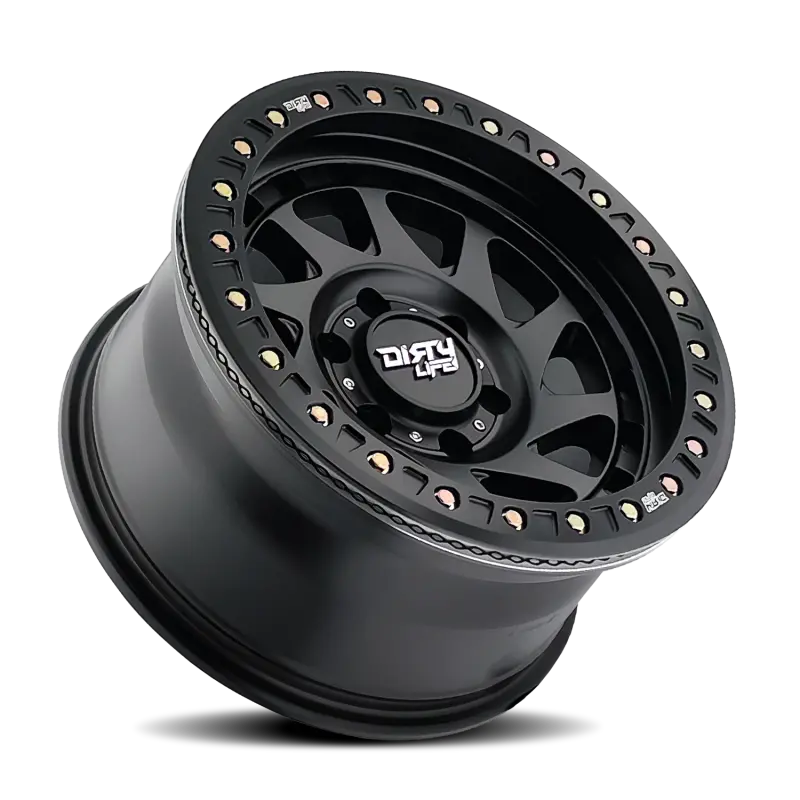 Dirty Life 9313 Enigma Race 17X9 / 5X127 Bp / -12Mm Offset / 78.1Mm Hub Matte Black Wheel 1