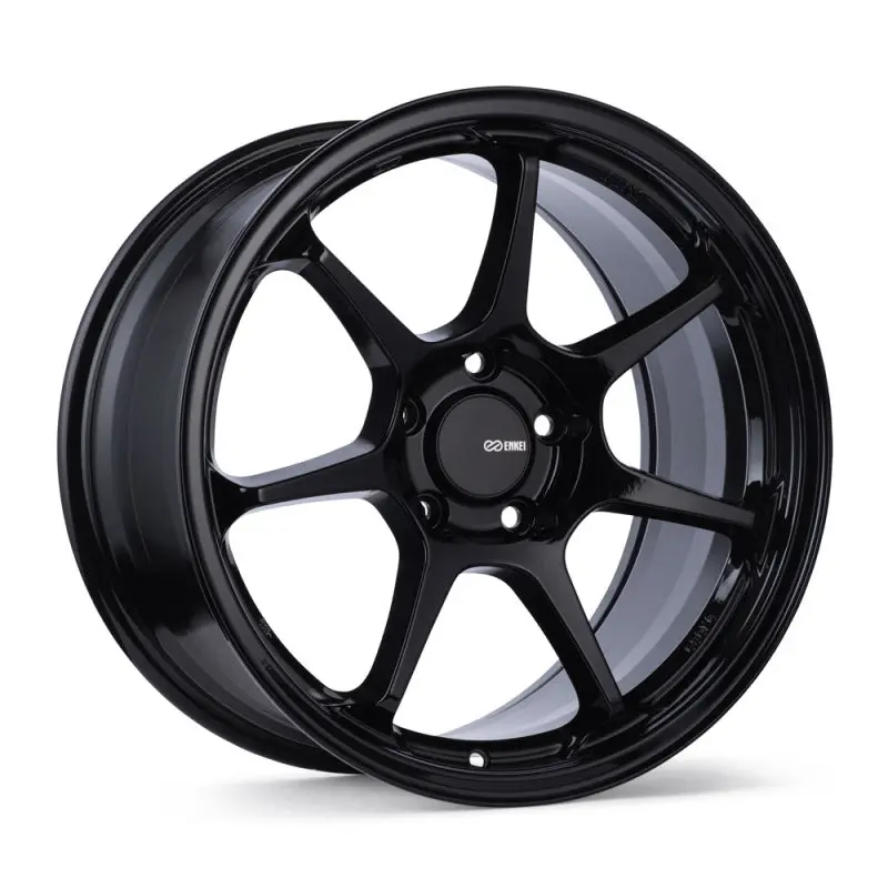 Enkei Ts-7 18X9.5 5X120 45Mm Offset 72.6Mm Bore Gloss Black Wheel 1