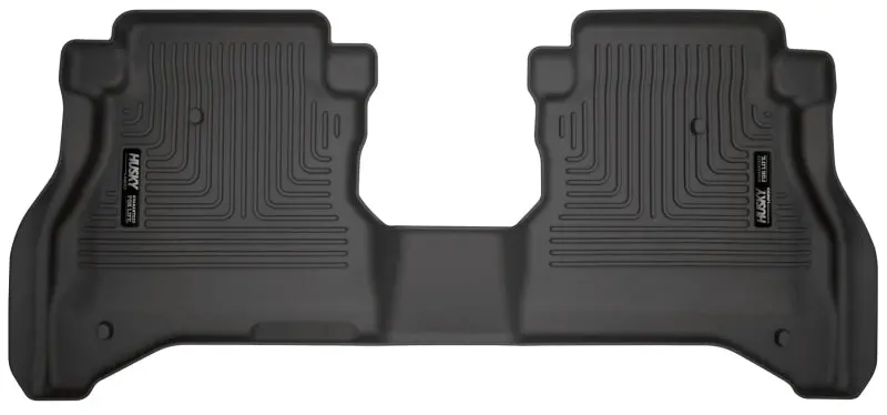 Husky Liners 20-21 Jeep Gladiator Crew Cab Weatherbeater 2Nd Seat Black Floor Liners 1
