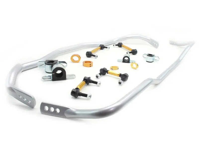 Whiteline 15-18 Ford Mustang Gt/Gt Premium/Ecoboost/Ecoboost Premium Front & Rear Sway Bar Kit 1
