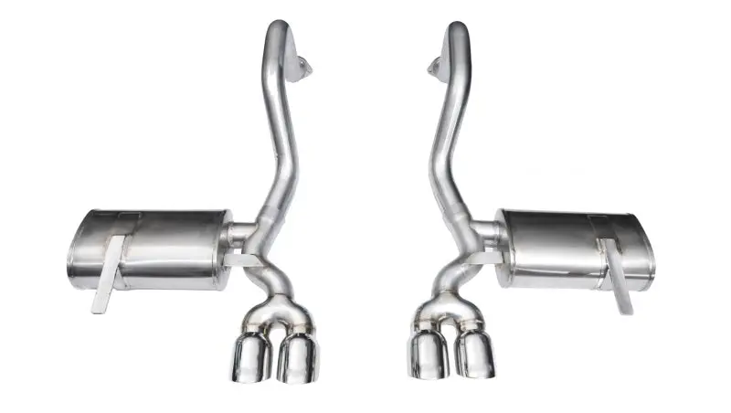 Corsa 97-04 Chevrolet Corvette C5 Z06 5.7L V8 Polished Xtreme Axle-Back Exhaust 1
