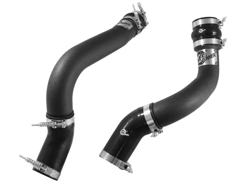 Afe Bladerunner 3In Black Intercooler Tubes Hot & Cold Side Kit For 13-14 Dodge Ram Diesel 6.7L (Td) 2