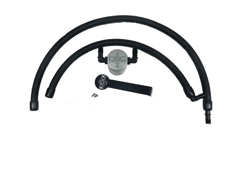 J&L 09-18 Ram 1500 5.7L Passenger Side Oil Separator 3.0 - Clear Anodized 1