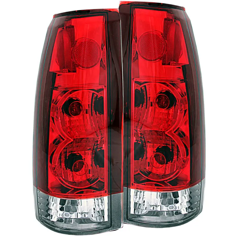 Anzo 1999-2000 Cadillac Escalade Taillights Red/Clear - New Gen 1