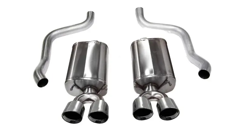 Corsa 09-13 Chevrolet Corvette C6 6.2L V8 Polished Sport Axle-Back Exhaust 1