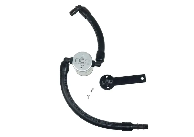 J&Amp;L 2019-2023 Dodge Ram 1500 5.7L Oil Separator 3.0 Passenger Side - Clear Anodized 1