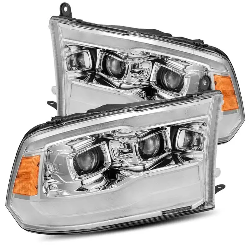Alpharex 09-18 Dodge Ram 1500Hd Pro-Series Projector Headlights Plank Style Chrome W/Seq Signal/Drl 2