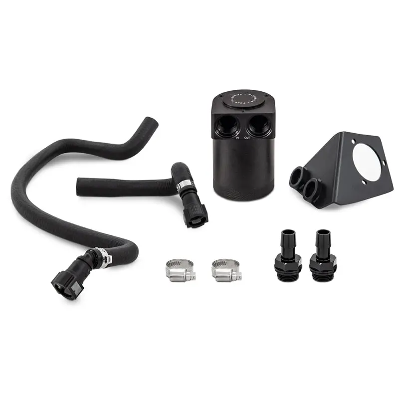 Mishimoto 2020+ Chevrolet Corvette C8 Baffled Oil Catch Can Kit (Pcv Side) - Black 1