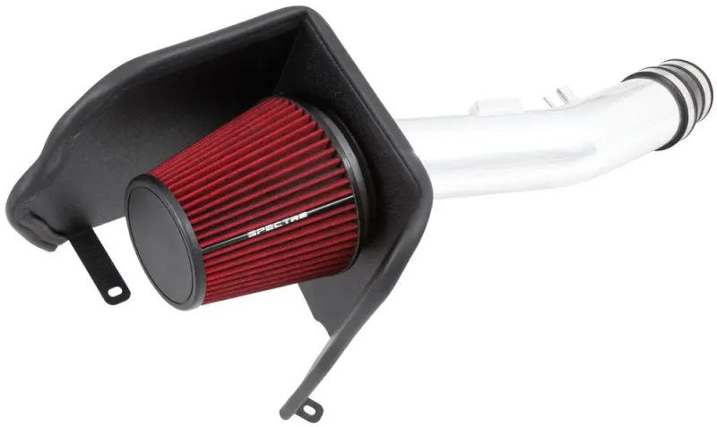 Spectre 10-18 Toyota Fj 10-15 4Runner V6-4.0L F/I Air Intake Kit - Polished W/Red Filter 1