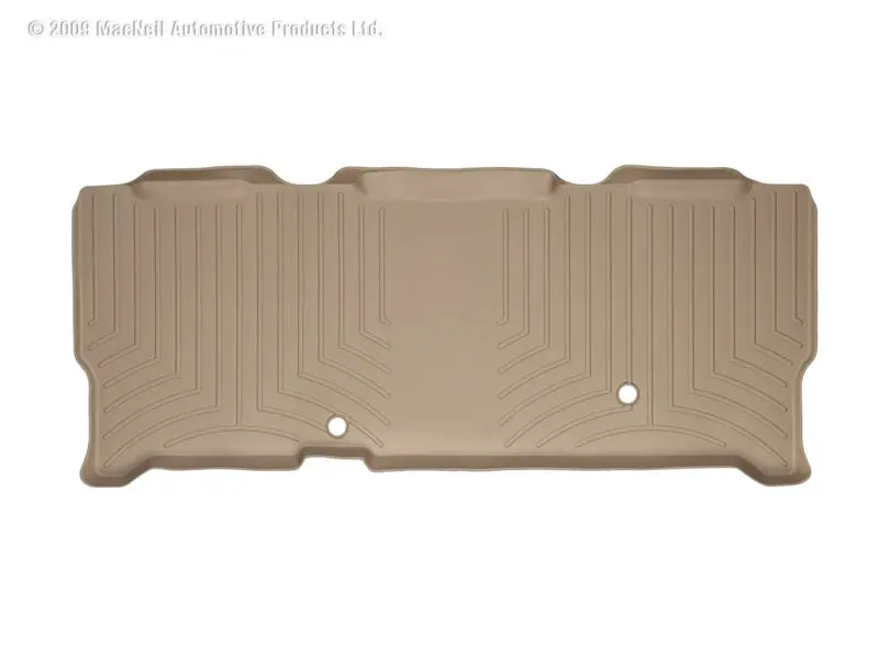 Weathertech 99-10 Ford F250 Super Duty Super Cab Rear Floorliner - Tan 1