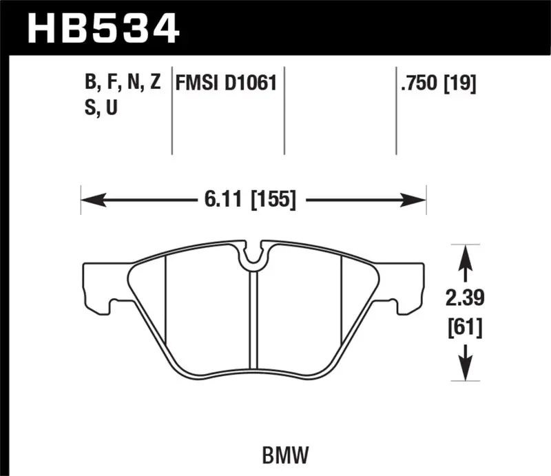 Hawk Hp+ Street Brake Pads 2