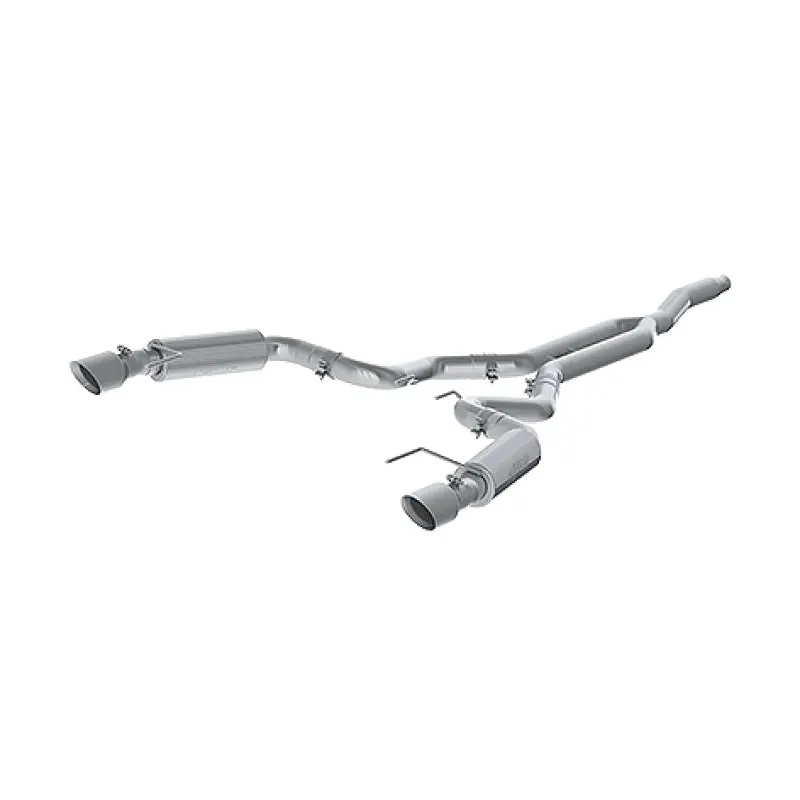 Mbrp 15-19 Ford Mustang Ecoboost 2.3L Alum 3In Cat Back Dual Split Rear Exit (Race Version) 1