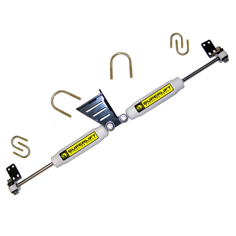 Superlift 07-18 Jeep Wrangler Jk High Clearance Dual Steering Stabilizer Kit - Sr (Hydraulic) 1