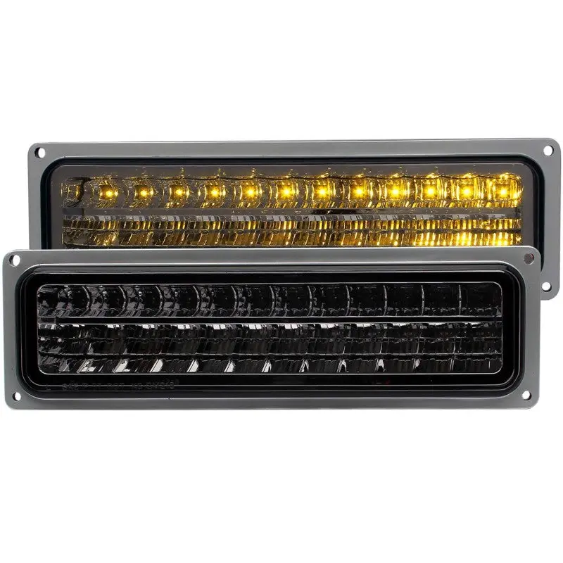 Anzo 1988-1998 Chevrolet C1500 Led Parking Lights Smoke 1