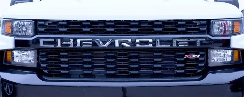 Putco 19-20 Chevy Silverado Ld - Grille Letters - Stainless Steel Chevrolet Letters 1
