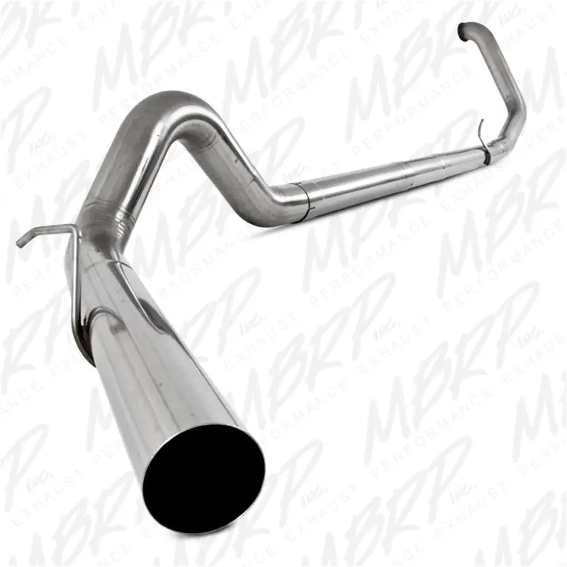 Mbrp 1999-2003 Ford F-250/350 7.3L 4In Turbo Back Single No Muffler T409 Slm Series Exhaust System 1
