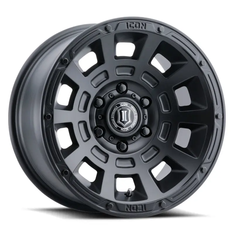 Icon Thrust 17X8.5 6X5.5 0Mm Offset 4.75In Bs Satin Black Wheel 1