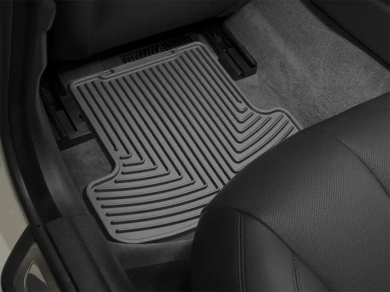 Weathertech 2019+ Chevrolet Silverado 1500 Rear Rubber Mats - Black 1
