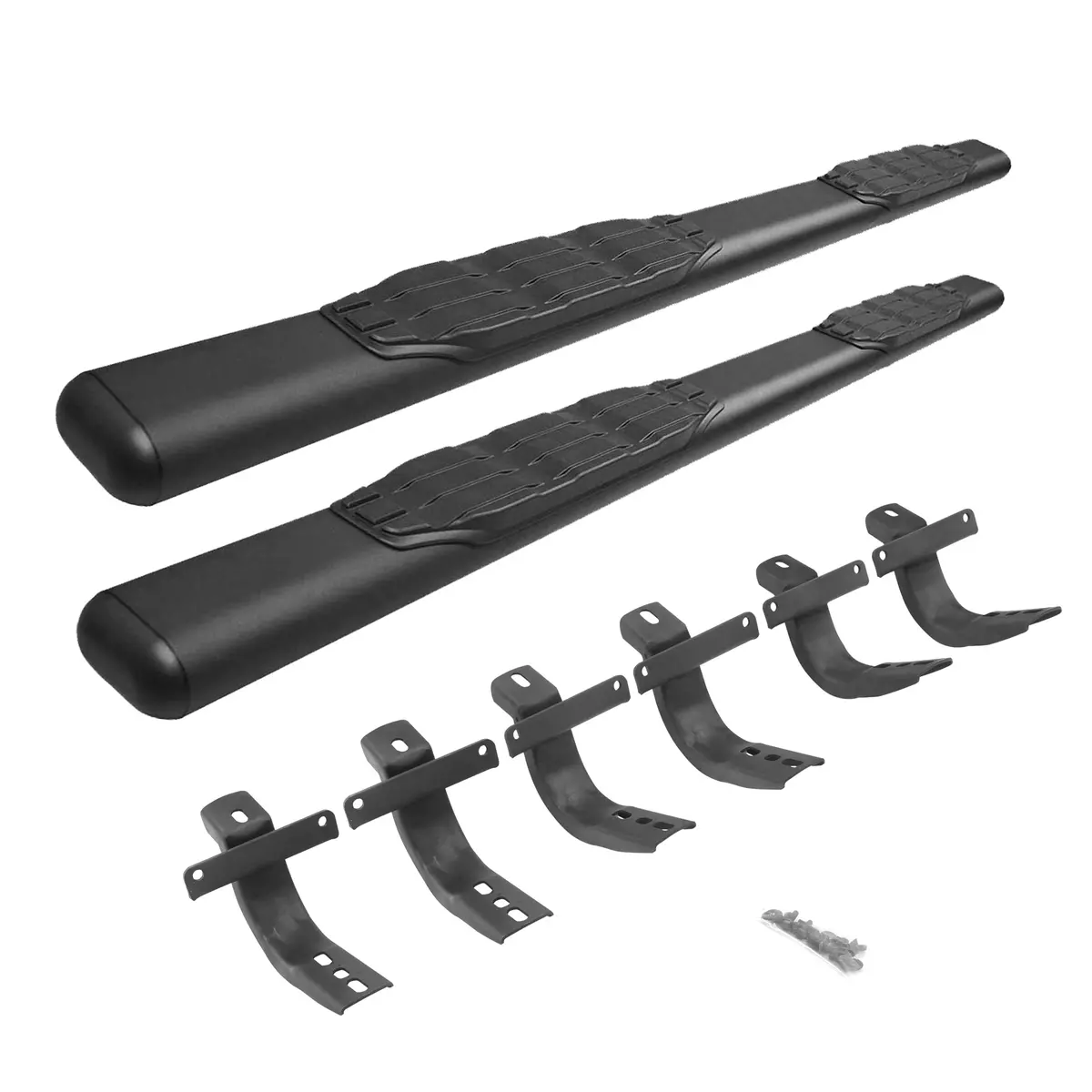 5" 1000 Series Side Steps With Mounting Brackets Kit (4 Door) 1