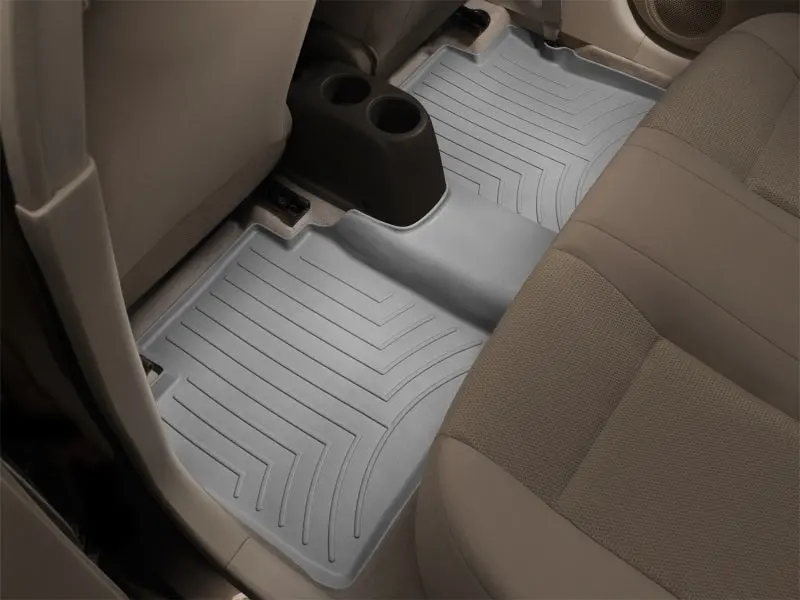 Weathertech 17+ Ford F-250 Supercab Rear Floorliner - Grey W/ First Row Bucket Seats 1