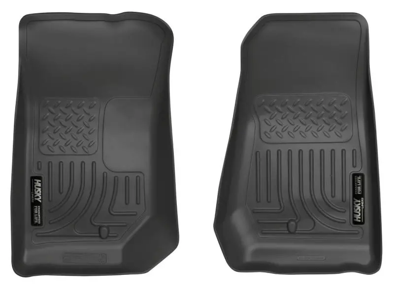 Husky Liners 07-12 Jeep Wrangler Weatherbeater Black Floor Liners 1