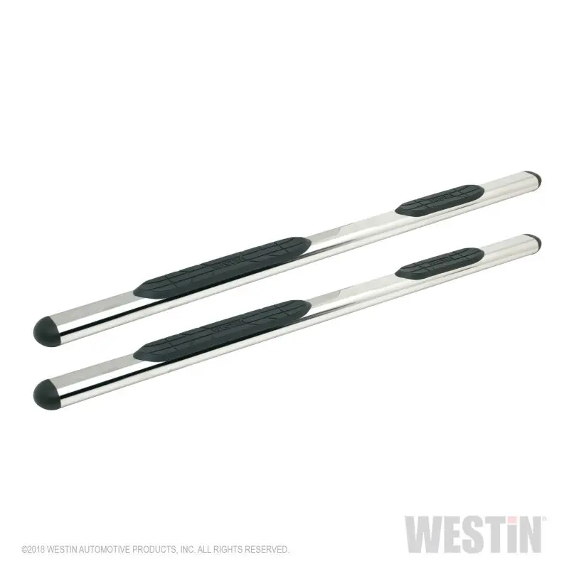 Westin Premier 4 Oval Nerf Step Bars 85 In - Stainless Steel 1