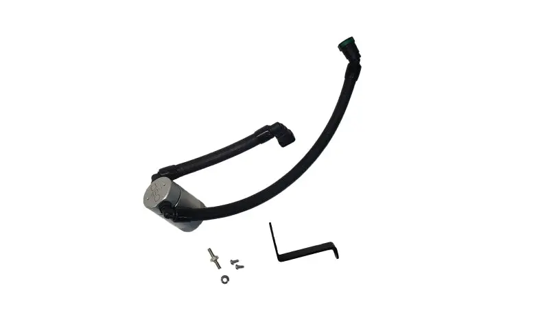 J&L 2024-2025 Ford Mustang Gt W/ Whipple Supercharger Oil Separator 3.0 Pcv Side - Clear Anodize 1