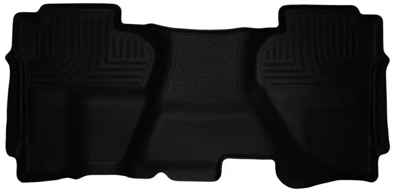 Husky Liners 07-13 Chevrolet Silverado 1500 Ext Cab Weatherbeater Black 2Nd Seat Floor Liners 1