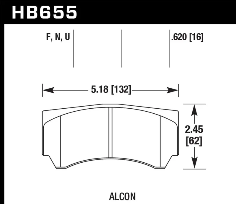 Hawk Alcon Street Hps Brake Pads 2