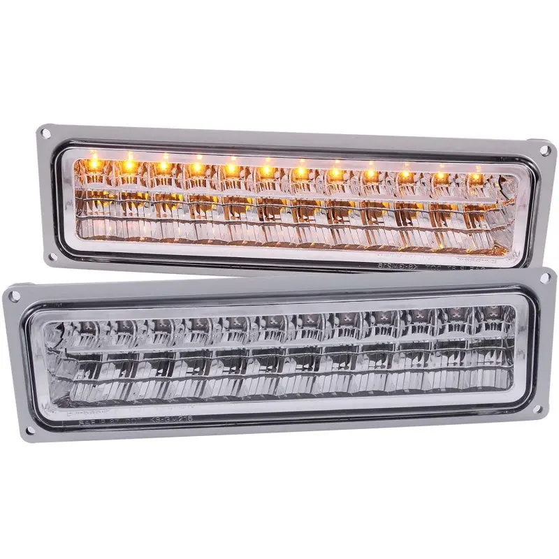Anzo 1988-1998 Chevrolet C1500 Led Parking Lights Chrome 1