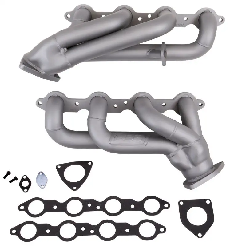 Bbk 99-04 Gm Truck Suv 6.0 Shorty Tuned Length Exhaust Headers - 1-3/4 Titanium Ceramic 1