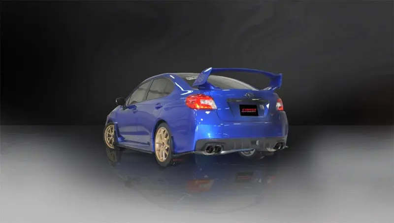 Corsa 2015 Subaru Wrx Cat Back Exhaust, Black Quad 3.5In Tips *Sport* 2