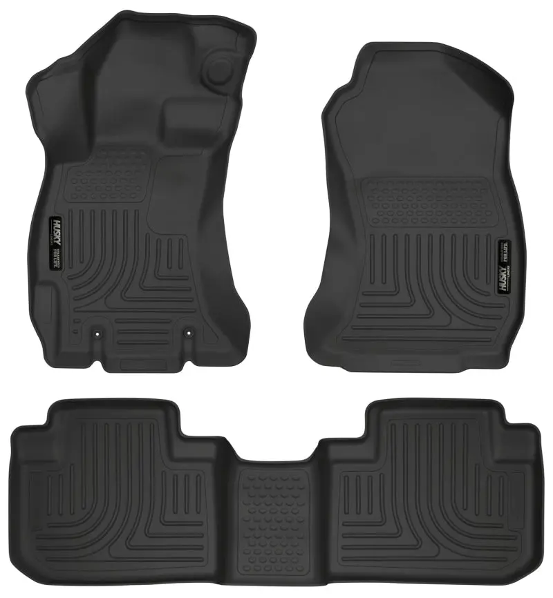 Husky Liners 14 Subaru Forester Weatherbeater Black Front & 2Nd Seat Floor Liners 2
