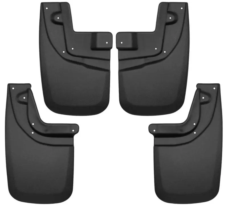 Husky Liners 05-15 Toyota Tacoma W/ Oem Fender Flares Front And Rear Mud Guards - Black 2