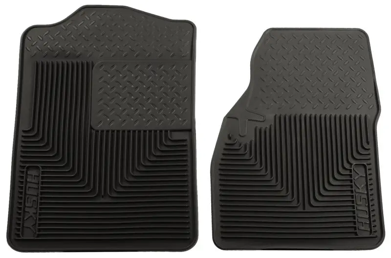 Husky Liners 94-01 Dodge Ram 1500/2500/3500/80-96 Ford Bronco Heavy Duty Black Front Floor Mats 1