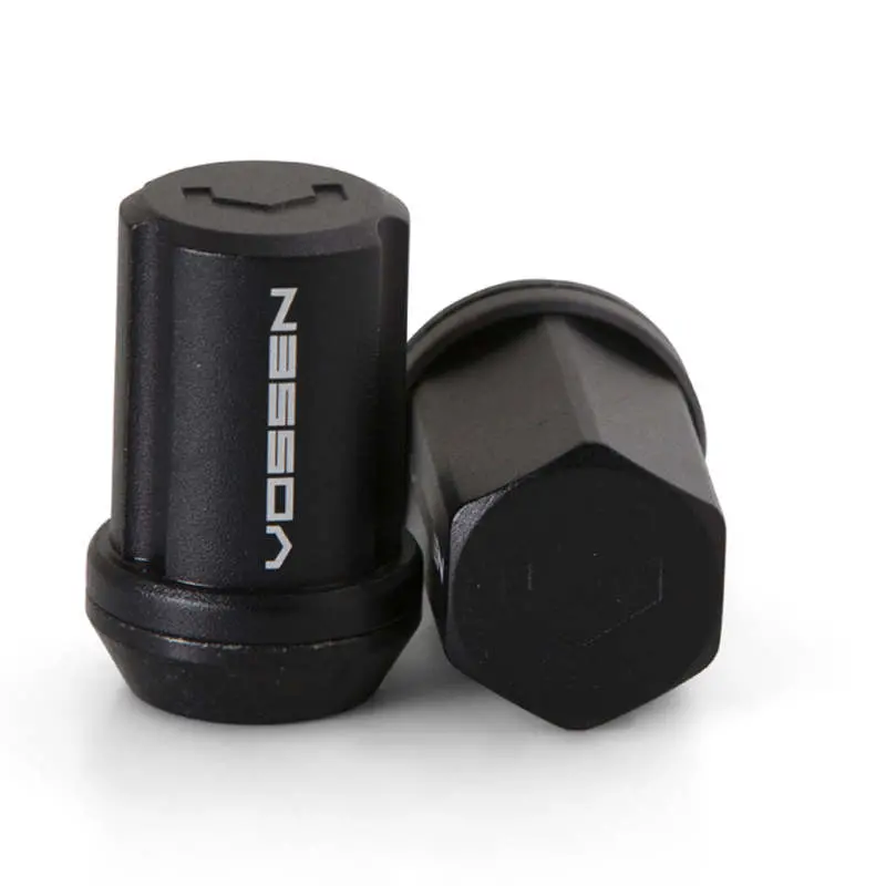 Vossen 35Mm Lock Nut - 14X1.5 - 19Mm Hex - Cone Seat - Black (Set Of 4) 1