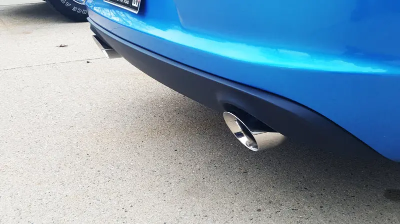 Corsa 15-17 Dodge Charger R/T W/ Pursuit Valance 2.5In Inlet / 4In Outlet Polished Tip Kit 1