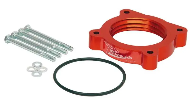 Airaid 04-13 Nissan Titan / Armada 5.6L 04-10 Infiniti Qx-56 5.6L Poweraid Tb Spacer- Black 1