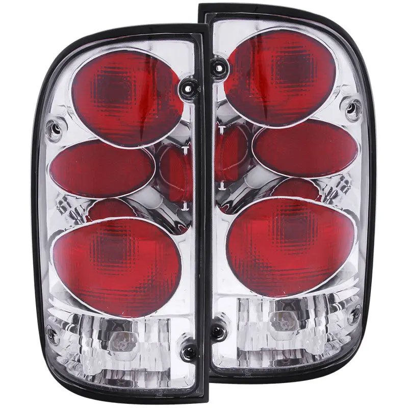 Anzo 1995-2000 Toyota Tacoma Taillights Chrome 1